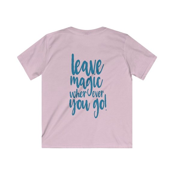 SBC Kids Unicorn Magic Short Sleeve Navy Tee - Picture 8 of 10